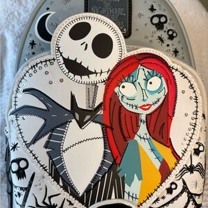 Loungefly The Nightmare Before Christmas Jack and Sally Backpack